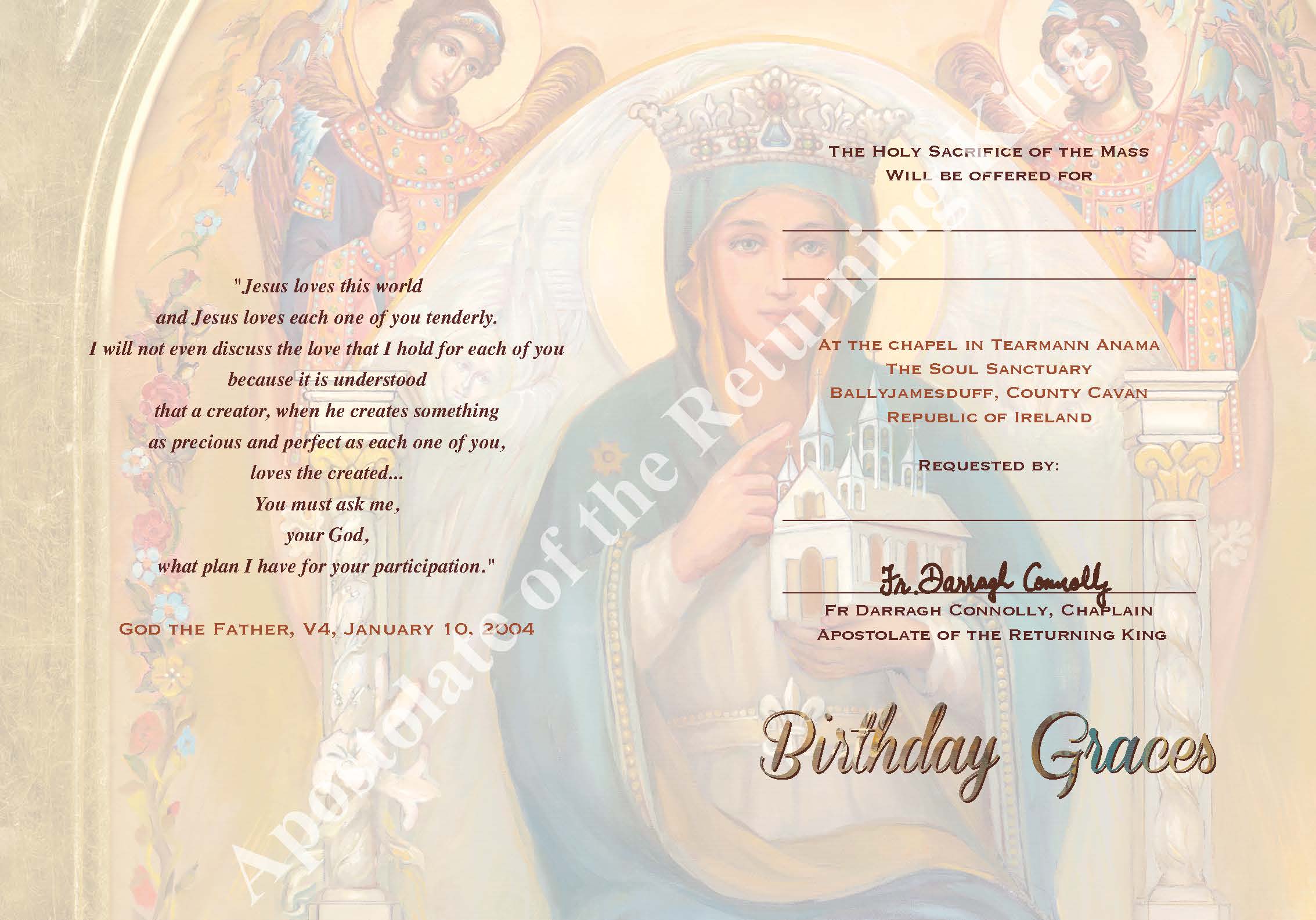 Mass Card Set- Birthday Graces - Image 3