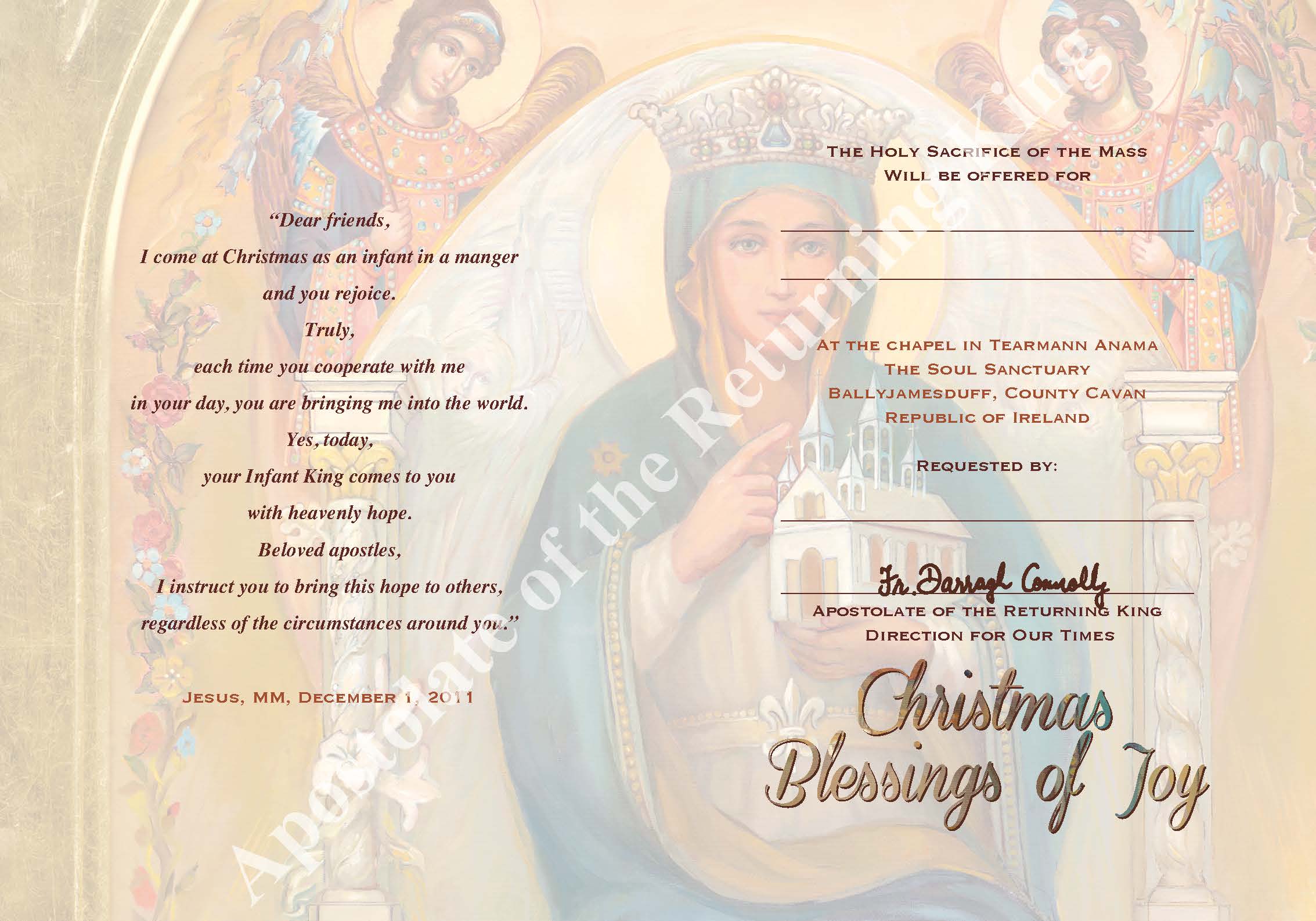 Christmas Mass Cards - Image 2