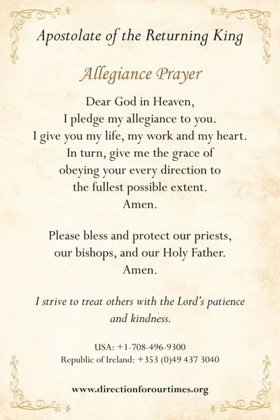 Jesus Christ the Returning King Prayer Card - Image 2